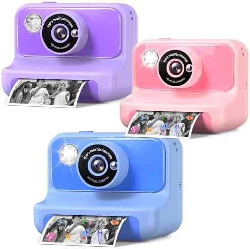 Porodo lifestyle kids print camera 10000mah — 2