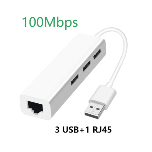 Bajeal USB2.0 TO RJ45 +3USB2.0 HUB — 2