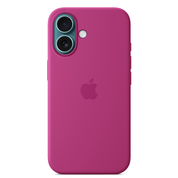 iPhone 16 Plus Silicone Case with MagSafe Fuchsia — 3