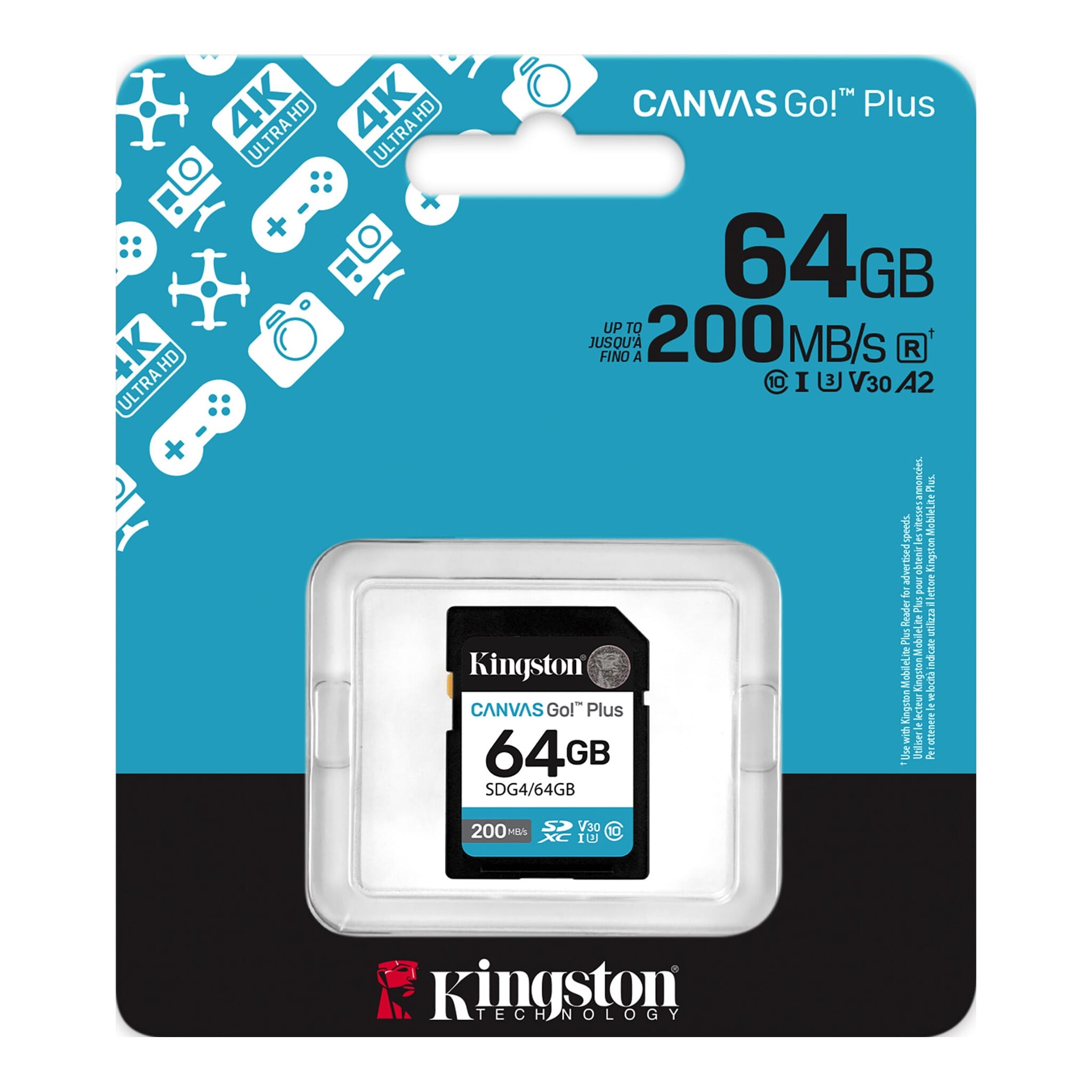 SDCG4 U3 UHS-I V30 A2 MicroSD XC High Speed — 2
