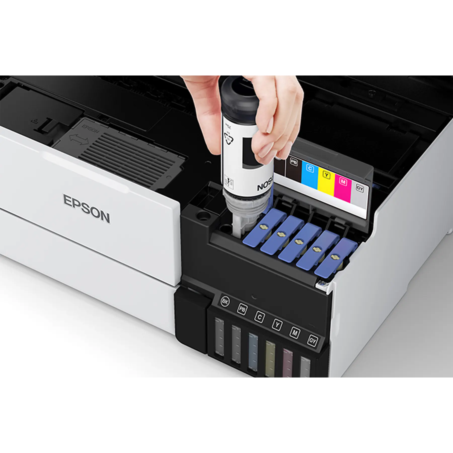 Epson EcoTank L8160 A4+ 6 Coulors WiFi Multifuncional Printer with CD DVD Print — 5