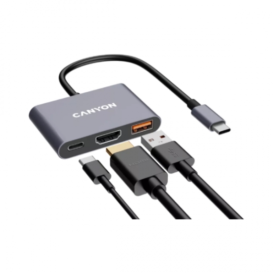 Canyon DS-4 3 in1 USB-A to USB-C Hub CNS-TDS4 — 5