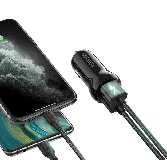 Car charger UGREEN USB-A 24W — 3
