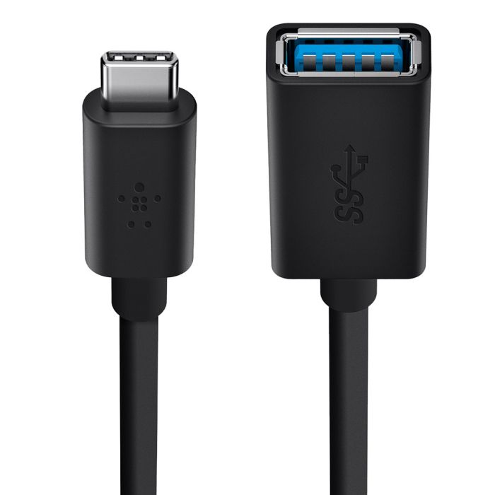 Belkin USB Type C-USB A Adapter F2CU036BTBLK — 3
