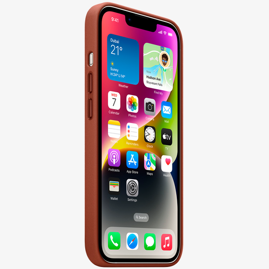 Leather case with MagSafe for Apple iPhone 14 — 9
