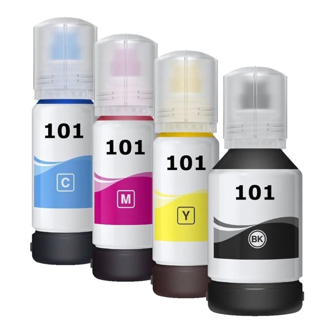 Epson 101 4 Colour Multipack Ink Bottles for L4150 L4160 L4167 L6160 L6170 L6190 — 3