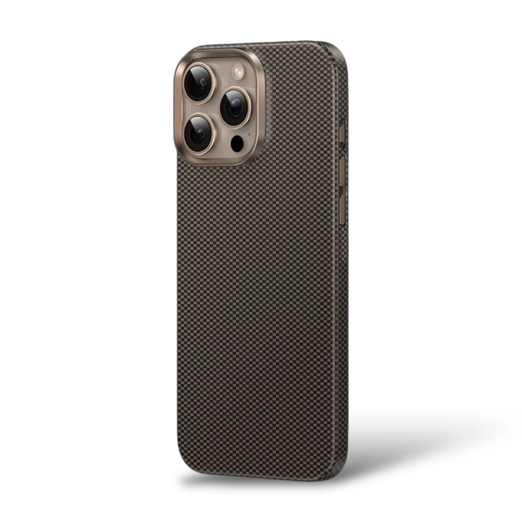 Lion Magsafe Kevlar 16 Pro Brown Case — 3