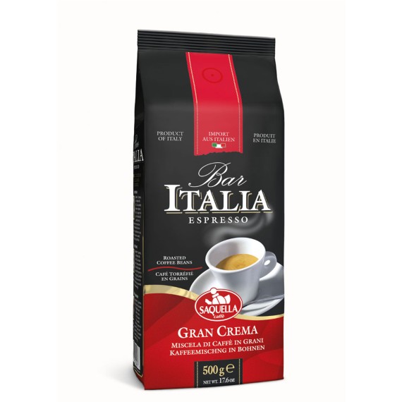 Coffee beans SAQUELLA BAR ITALIA GRAN CREMA — 2