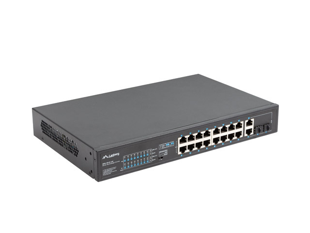 Lanberg RSFE-16P-2C-250w Rack POE+ Switch — 3