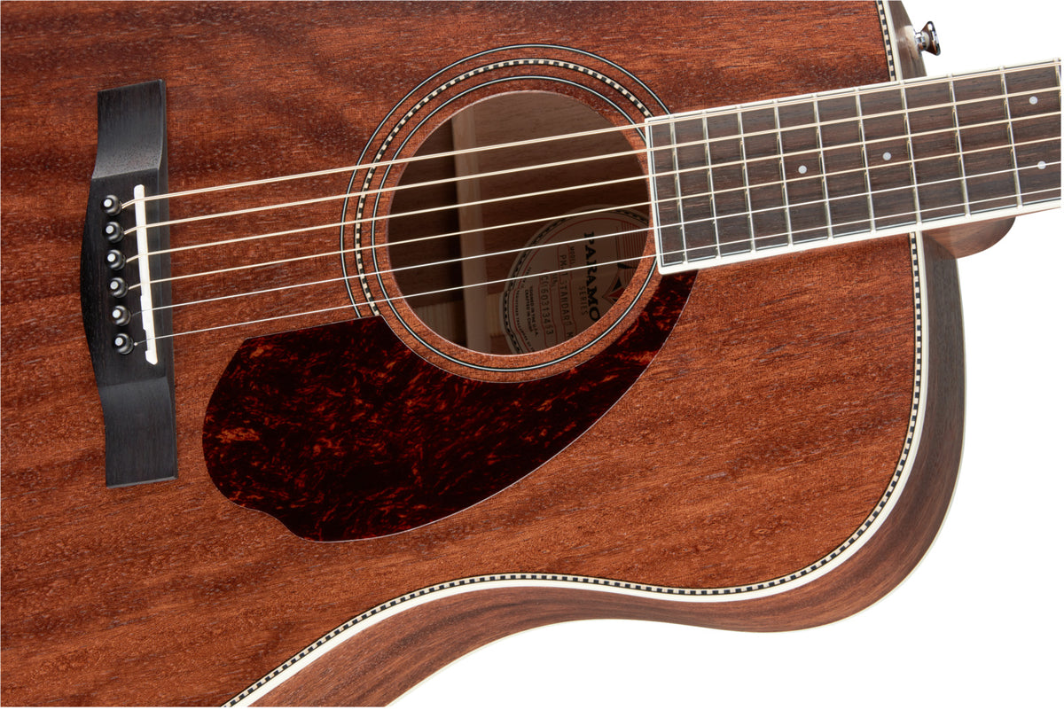 Fender Paramount PM-1 Acoustic Guitar All Mahogany w case — 2