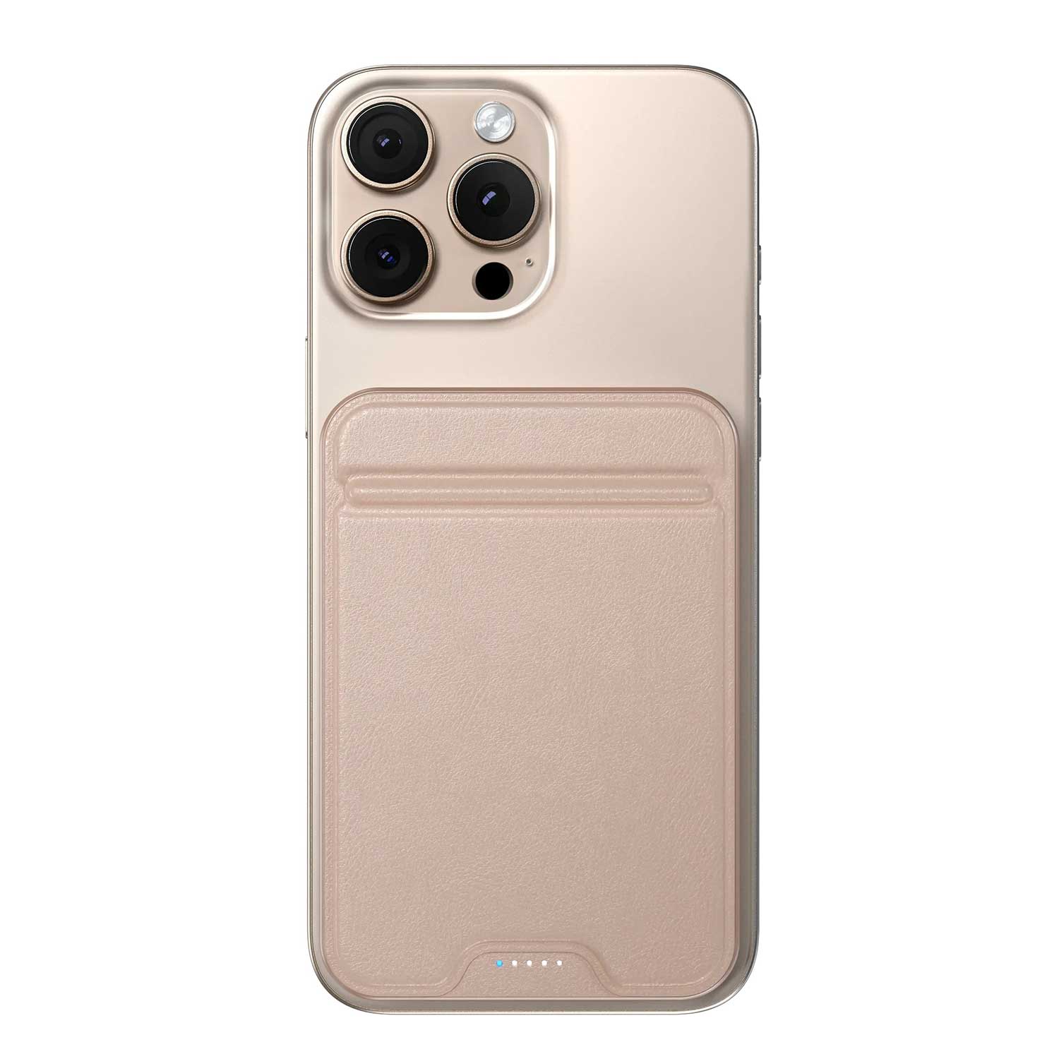Power bank SATECHI OntheGo 10000mAh Magnetic Qi2 USB-C PD with Stand Desert Rose ST-B10Q2SR — 3