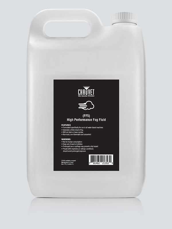 Chauvet High Performance Fluid 5 Liters FF5X4 — 2