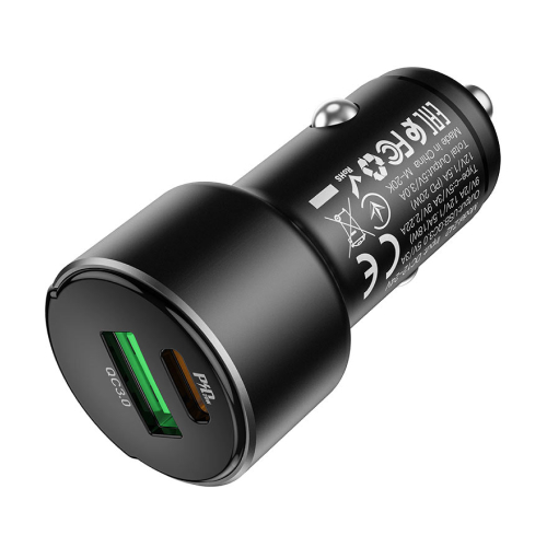 Car charger Hoco Z42 Light road PD20W QC3.0 — 2
