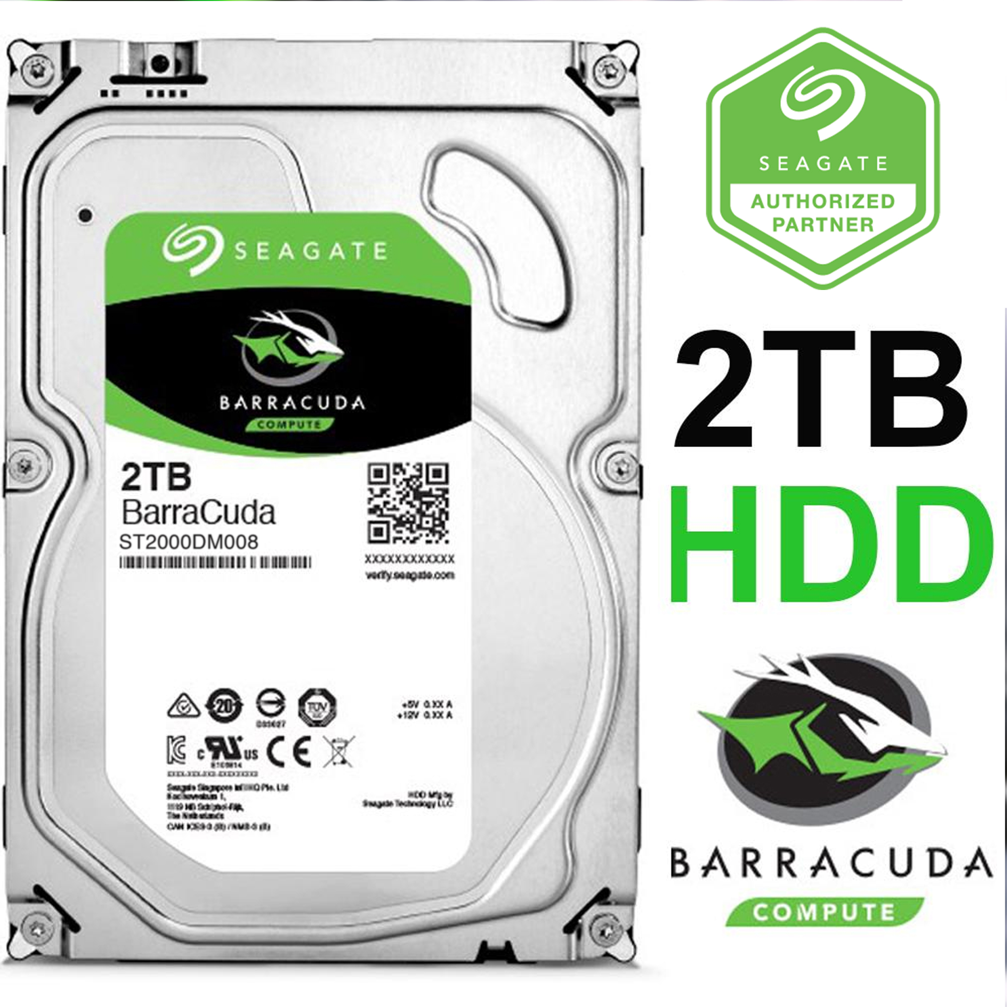 HDD Seagate Barracuda ST2000DM008 3.5 — 2