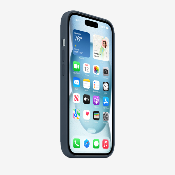 Cover for iPhone 15 Silicone Case With MagSafe — 8