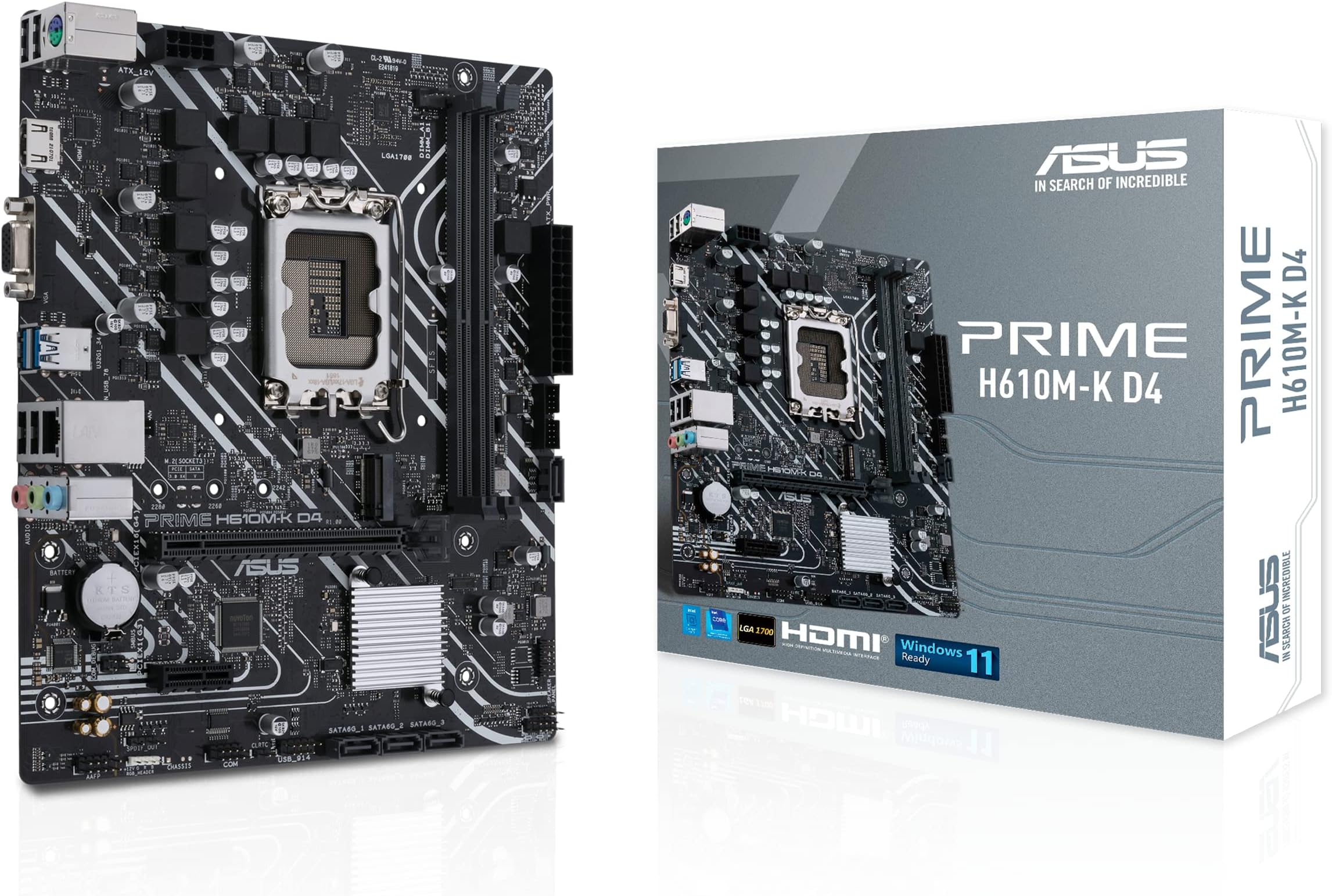 Prime H610M-K D4 1700s DDR4 ready 1A10