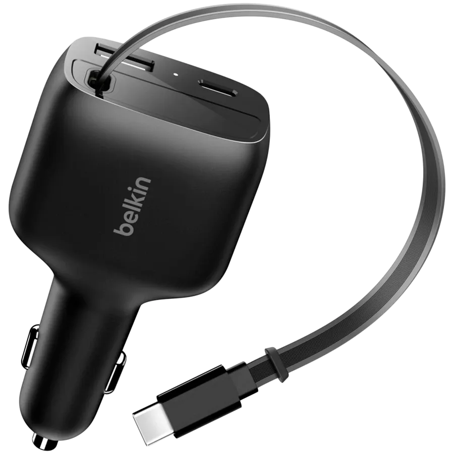 BELKIN Car Adapter 2*USB USB-C 75W — 4