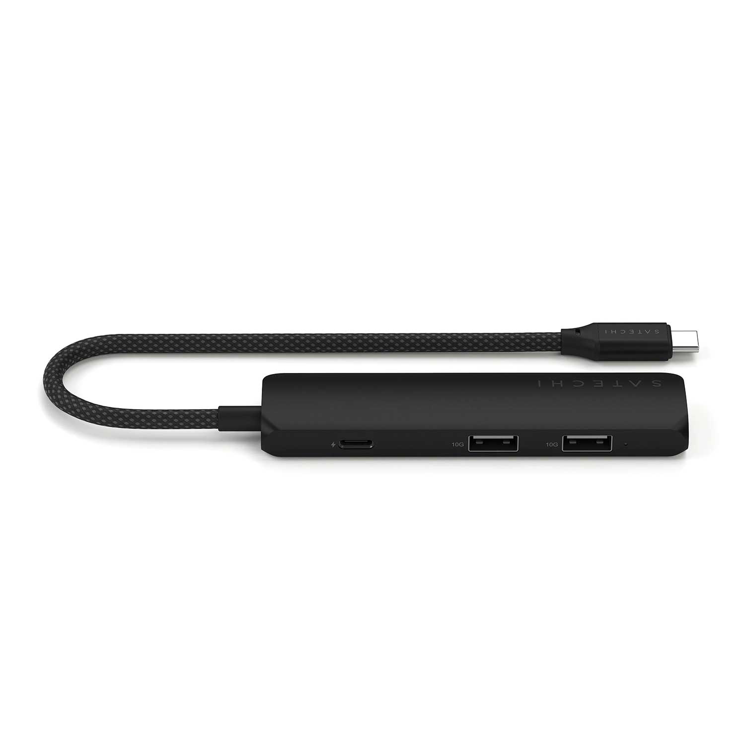 USB hub SATECHI 4-in-1 USB-C Slim Multiport Adapter 4K ST-P4SK — 3