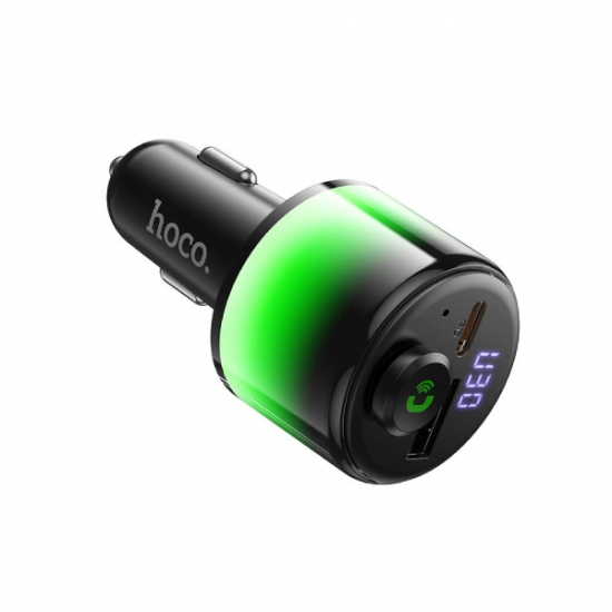 Hoco E166 Path 42W 1A1C car BT FM Transmitter — 2
