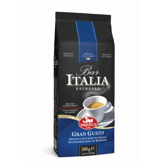 Coffee beans SAQUELLA BAR ITALIA GRAN GUSTO — 2