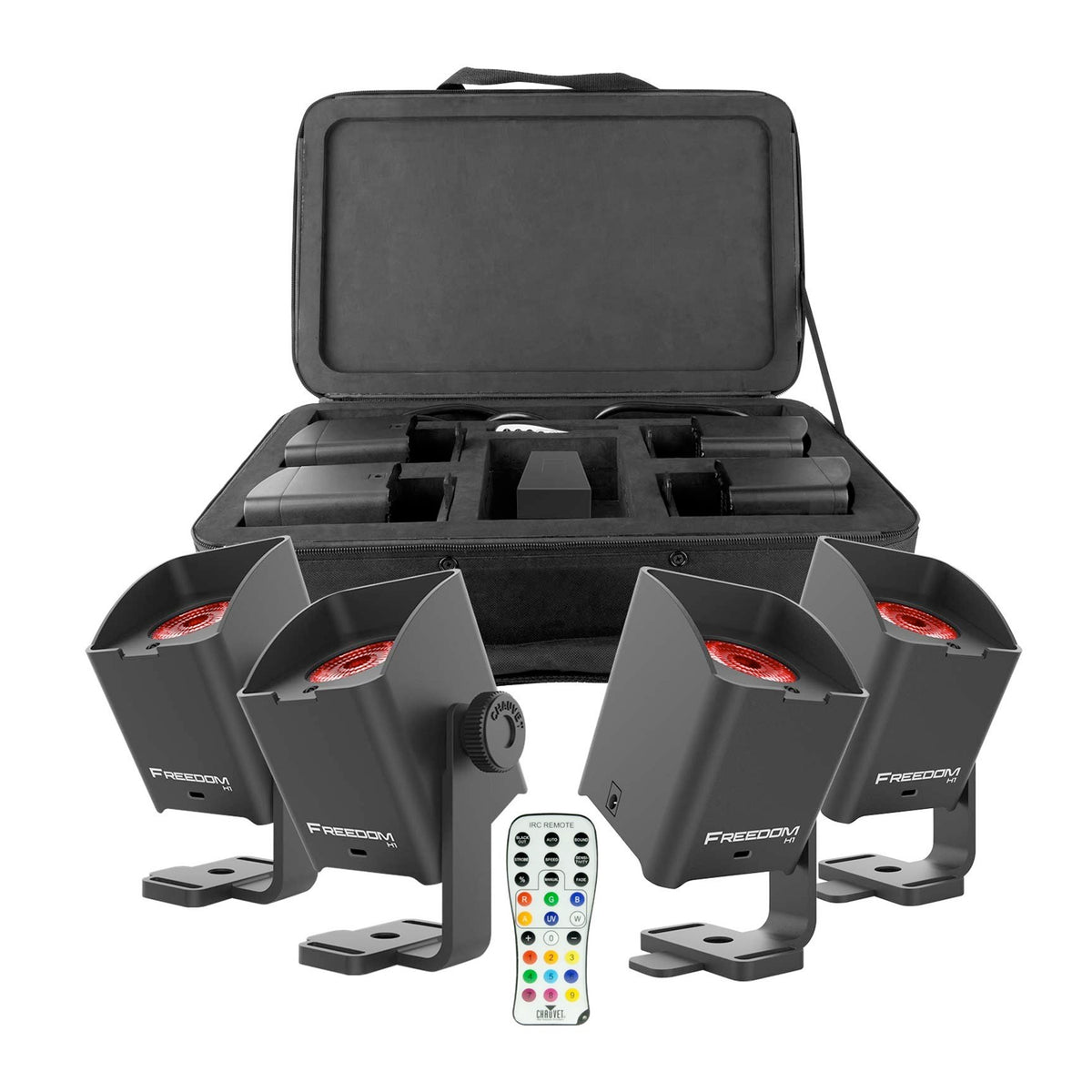 Chauvet Freedom H1 LED Par 4 Lighting Set — 2