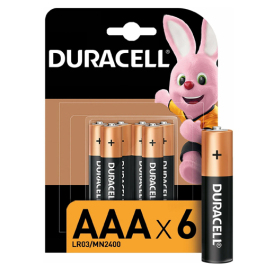 Battery Duracell 3A Basic K+6 x10