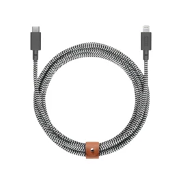 Cable Native Union Belt Cable USB-C to Lightning Zebra — 2