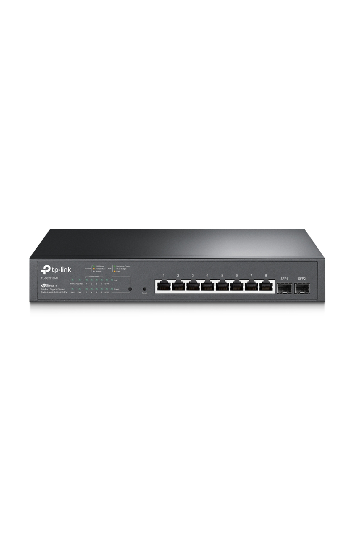 Tp-Link TL-SG2210MP 10 100 1000 8 port steel case8 port POE+