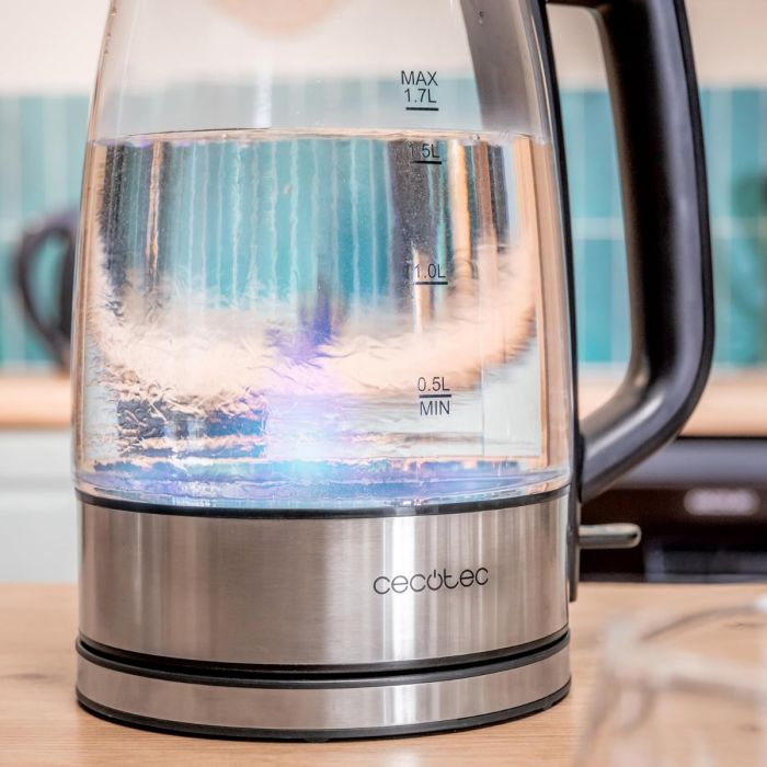 Cecotec 00170 Borosilicate glass kettle ThermoSense 340 1.7L — 5