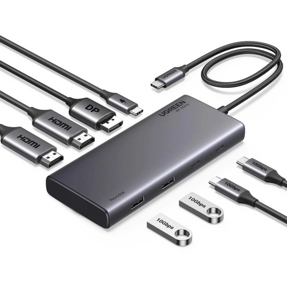 Usb-hub UGREEN CM639 8-in-1 Type-C 35625 — 2