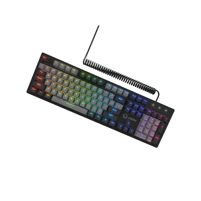 Lorgar Azar 514 Wired Mechanical Gaming Keyboard RGB Backlight LRG-GK514B-US — 2
