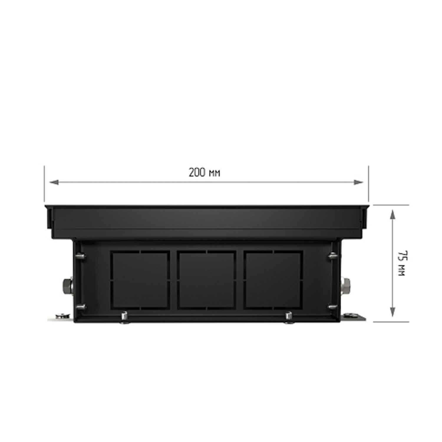 In-floor convector ROYAL THERMO ATRIUM-75 200 2200-DG-U-NA — 4