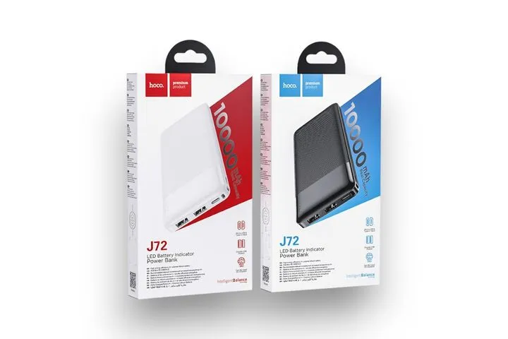 Phone Charger Power Bank HOCO J72 10000mAh