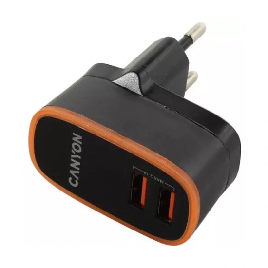 Canyon Universal Wall Charger 2xUSB 2.1A CNE-CHA02B