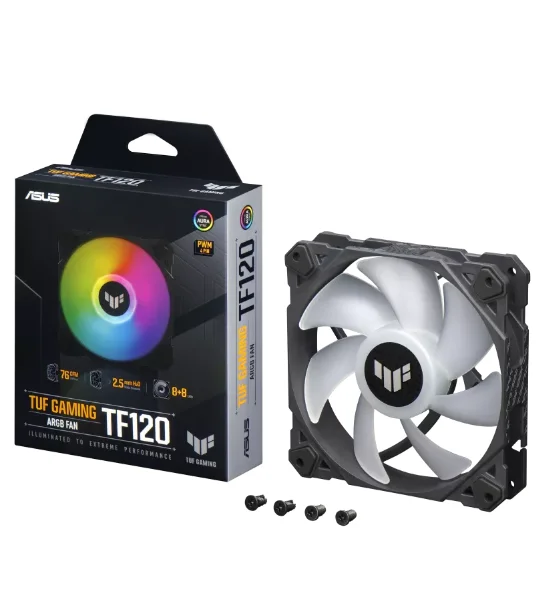 PC cooler ASUS PC COOLER TUF GAMING TF120 ARGB 90DA0033-B09000 — 2
