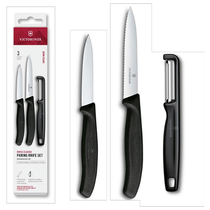 Knife set Victorinox Swiss Classic Paring with I-Peeler 6.7113.33 — 2