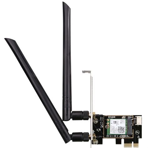 PCI-e WiFi 6 Adapter D-link DWA-X582 RU A2A WiFi 6 AX3000 Bluetooth 5.0 — 2