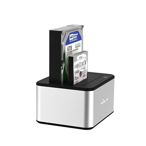Bajeal aluminum USB3.0 Dual Bay Docking Station — 3