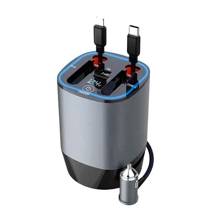 Multifunctional car charger Green Lion 38W — 3
