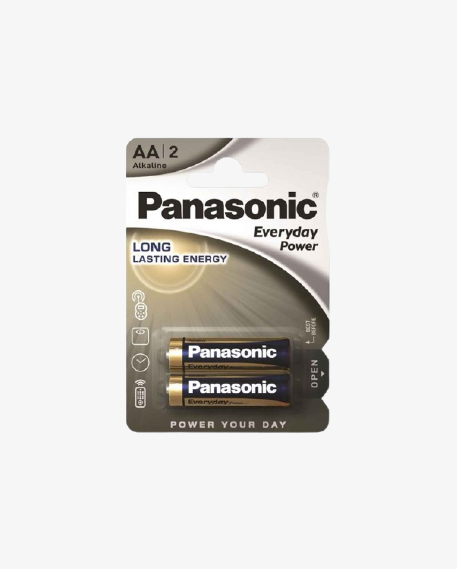 Battery Panasonic LR6REE 2BR 24705 3003 AAx2 Everyday — 2