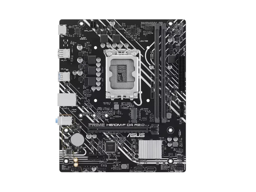 Материнская плата ASUS H610M-F D4 R2.0 1H70 — 2