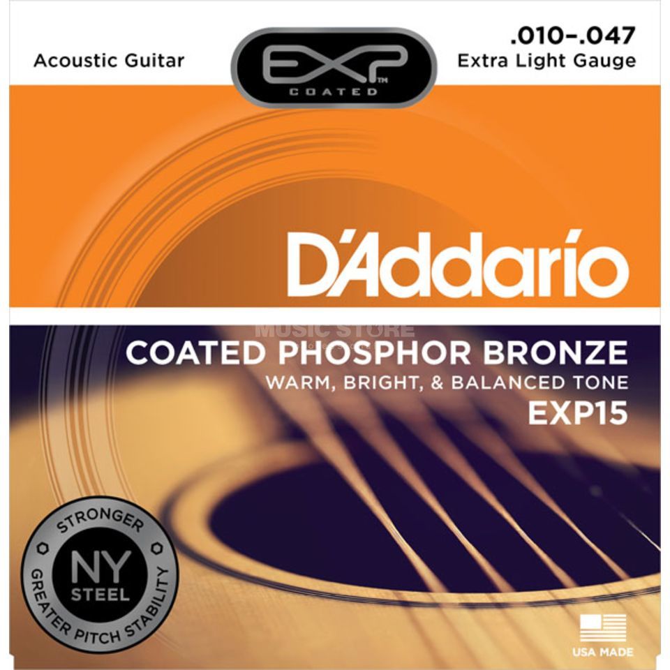 D Addario EXP15 Acoustic Guitar Strings Set — 2