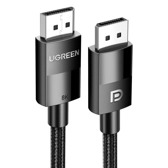 Cable UGREEN DP to DP 8K60Hz BK 80391 — 2