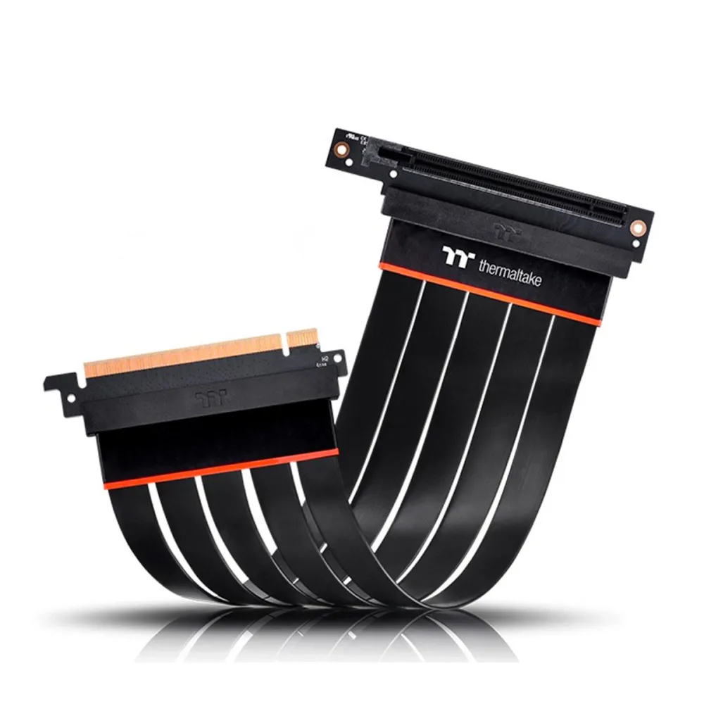 Thermaltake Premium PCI-E 4.0 Extender 200mm with 90 degree adapter — 3