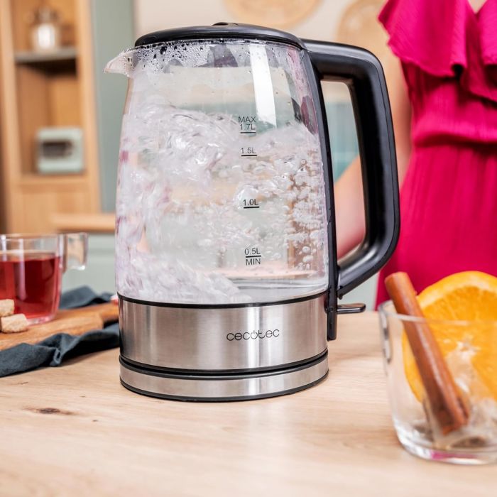Cecotec 00170 Borosilicate glass kettle ThermoSense 340 1.7L — 4