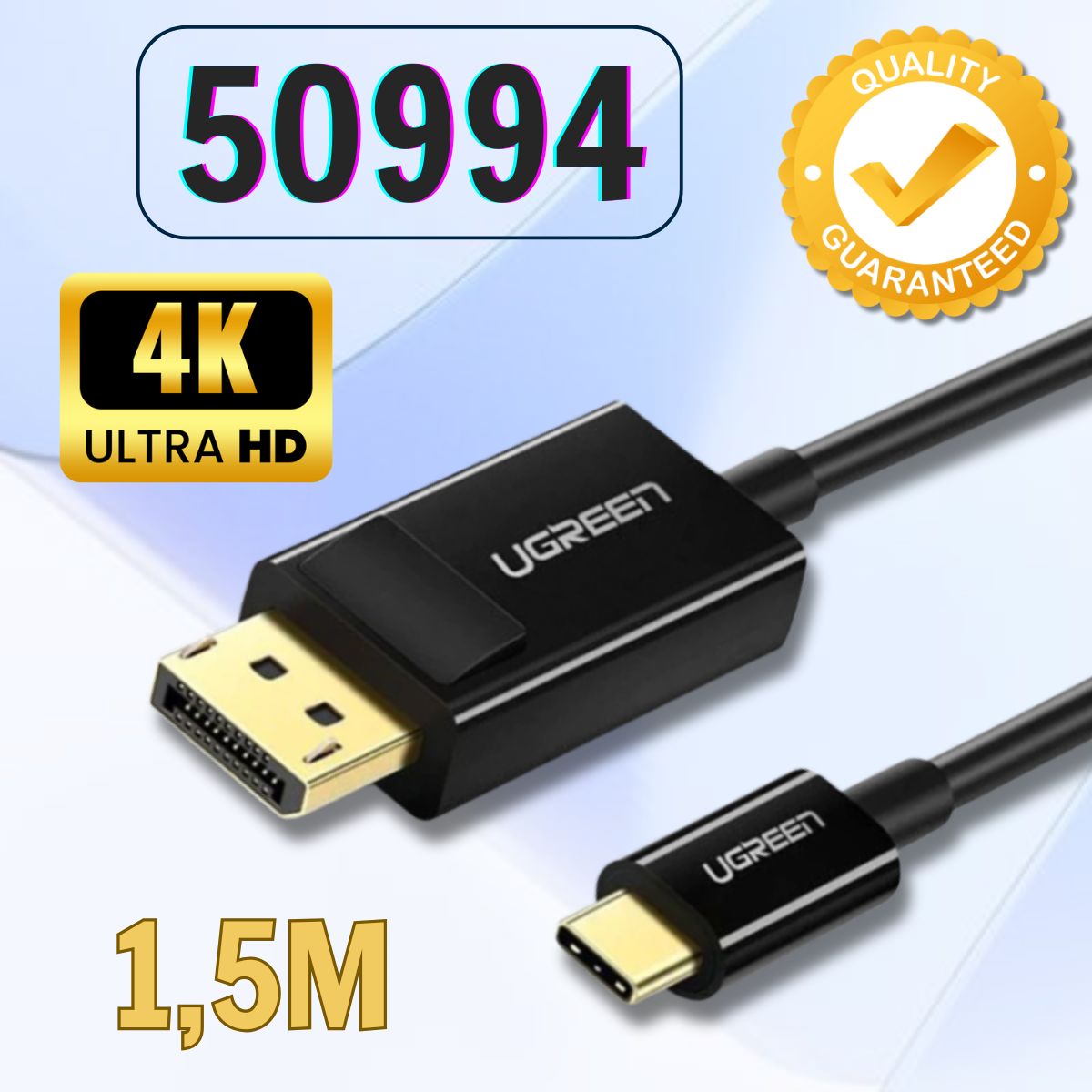 UGeen 50994USB-C to DP 4K cable — 4