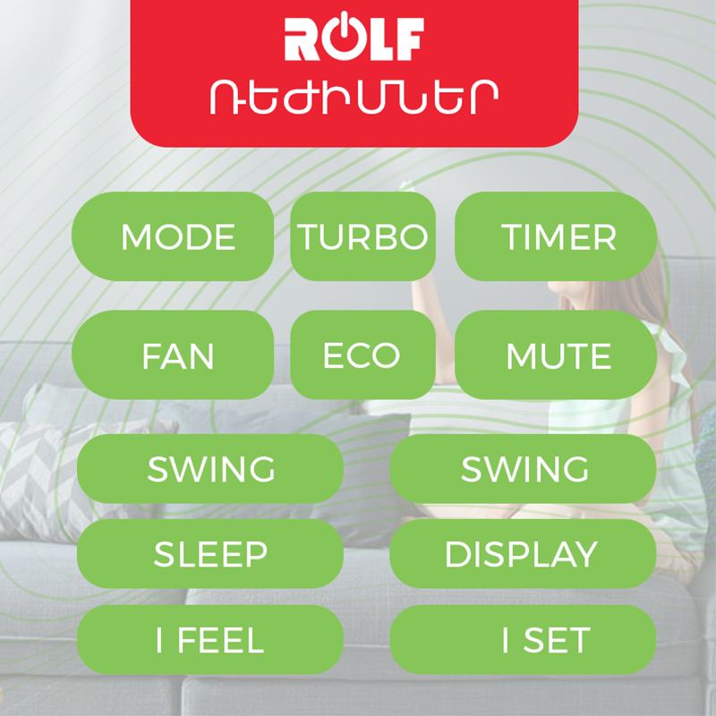 Air conditioner ROLF RFAC-18 — 4