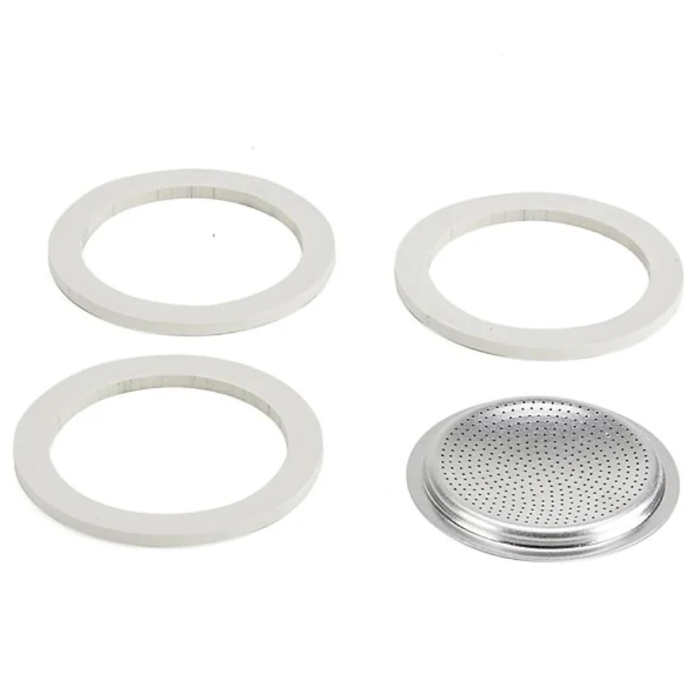 Bialetti Replacement gaskets and filter cup for Moka — 2