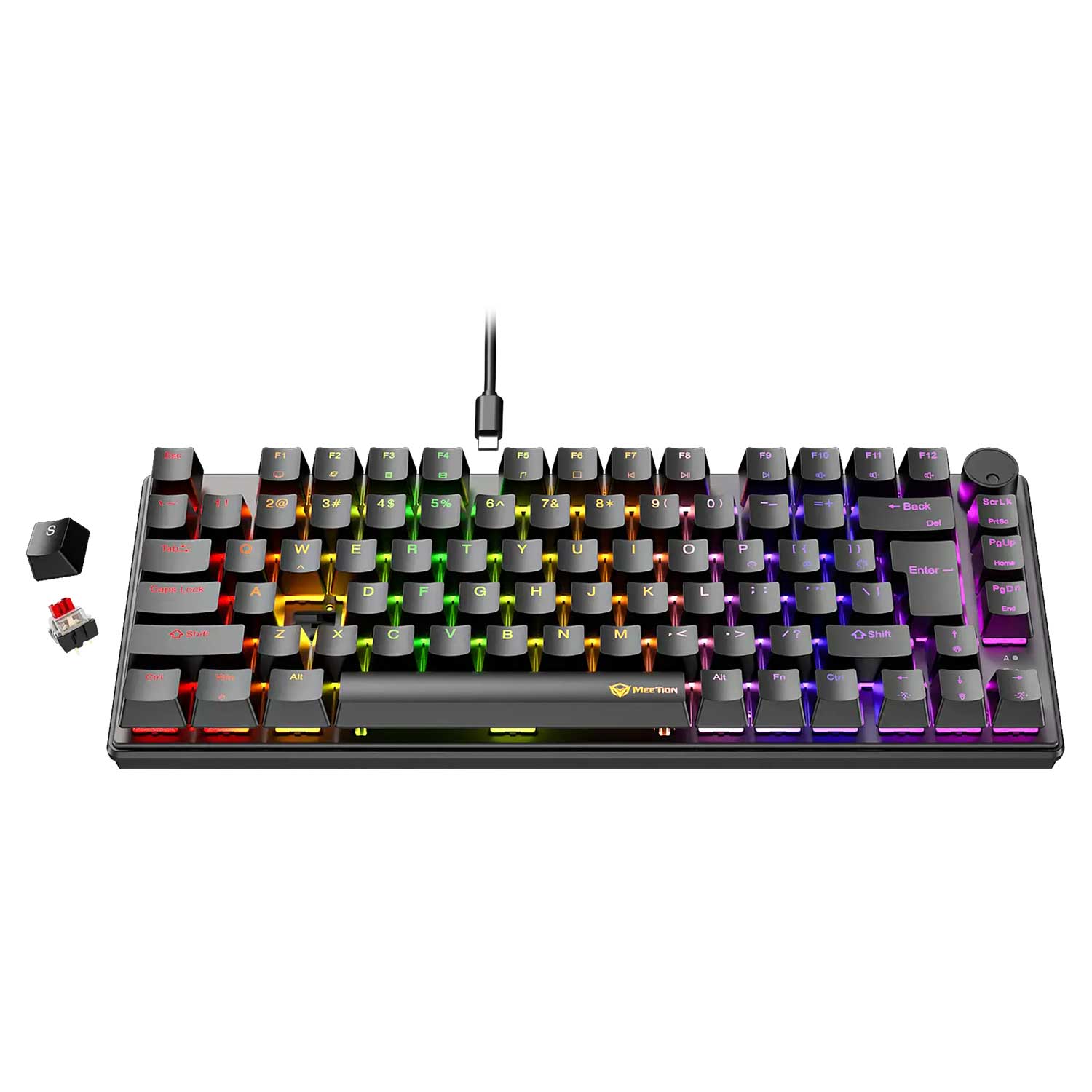 Keyboard MEETION 75% Hot-swap Wired Mechanical RGB Gaming RU MT- Pro MT-MK006 — 3