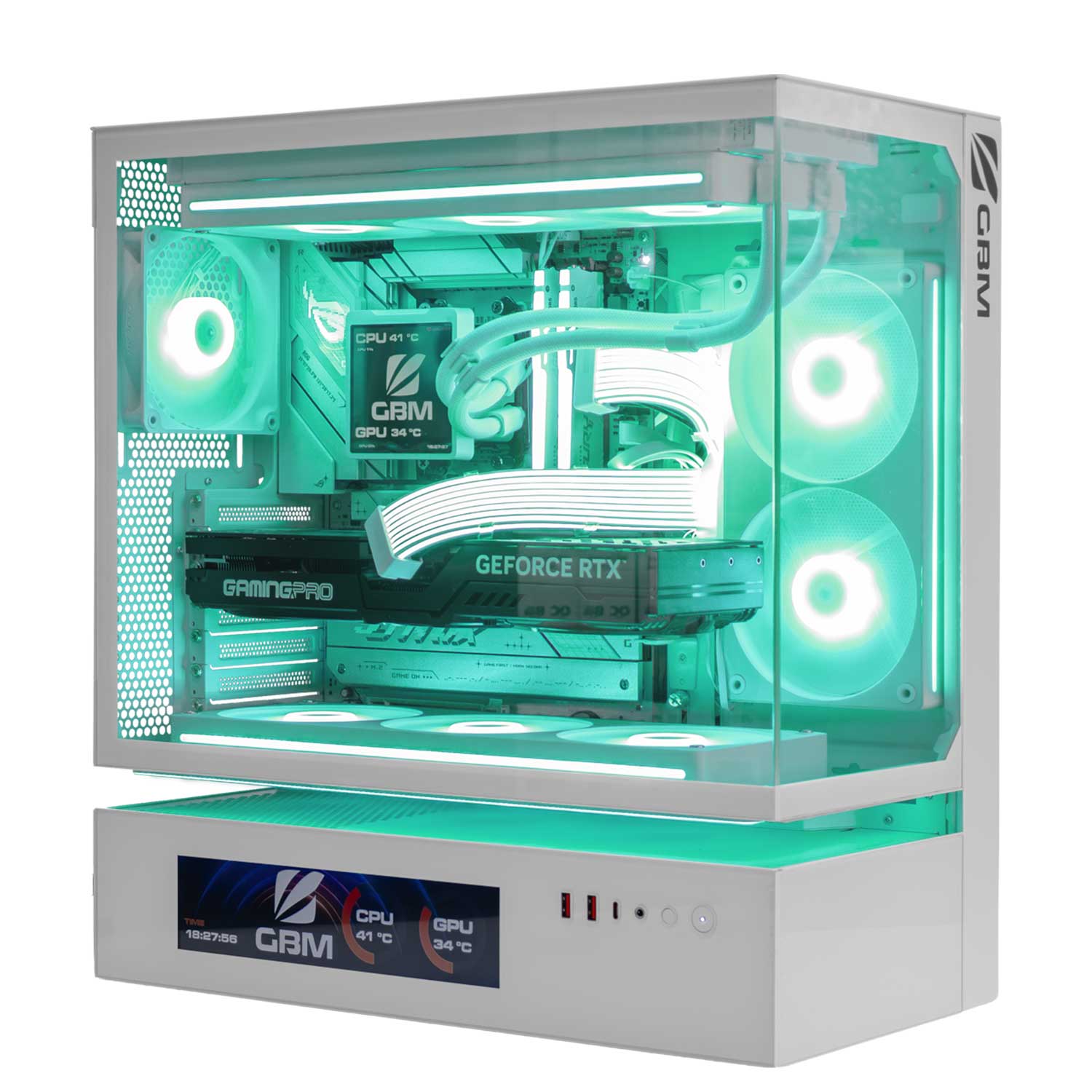 Desktop computer GBM Vega Float Vision R7-9800X3D RTX5070Ti — 3